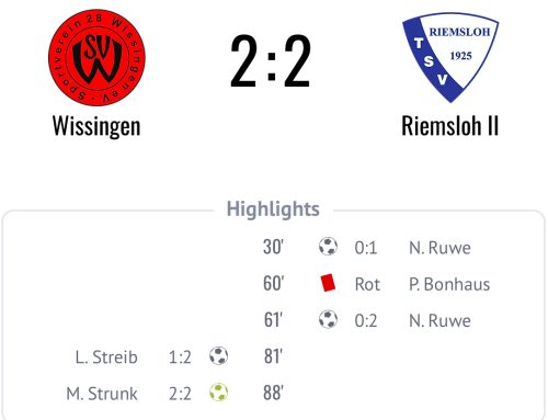 Pflichtspielauftakt misslungen